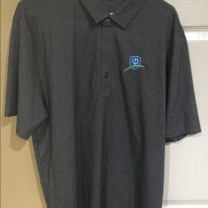 NWT dark grey xl Travis Matthew golf polo